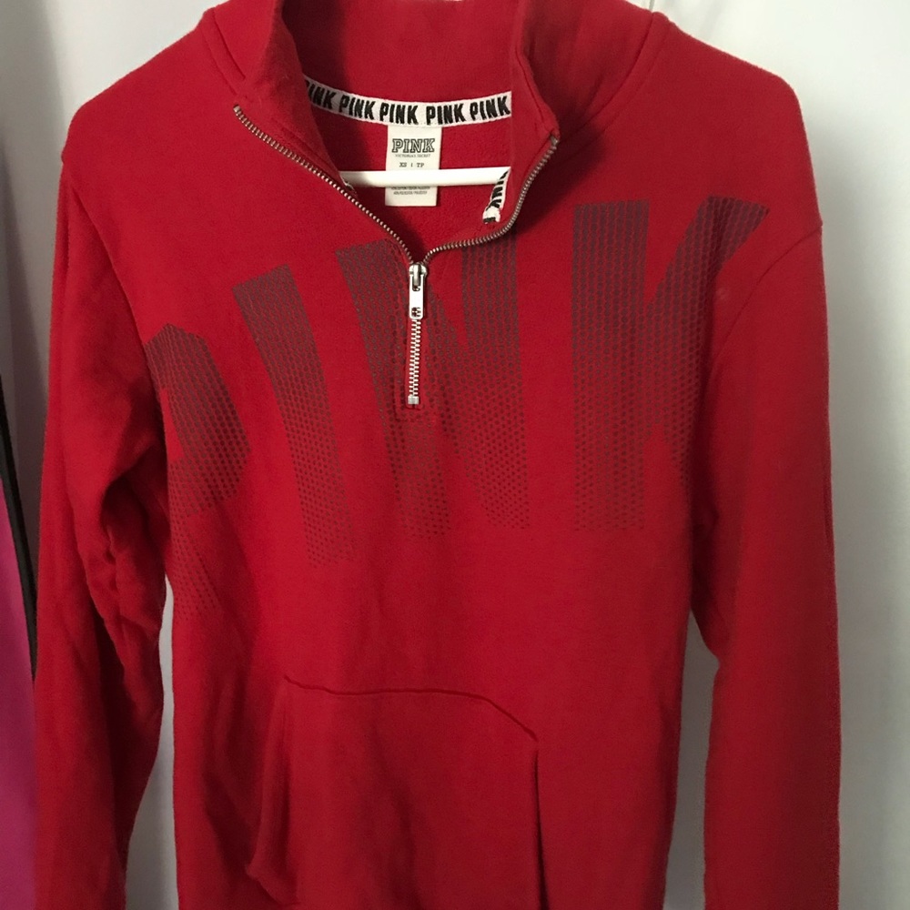 Pink 1/4 zip up